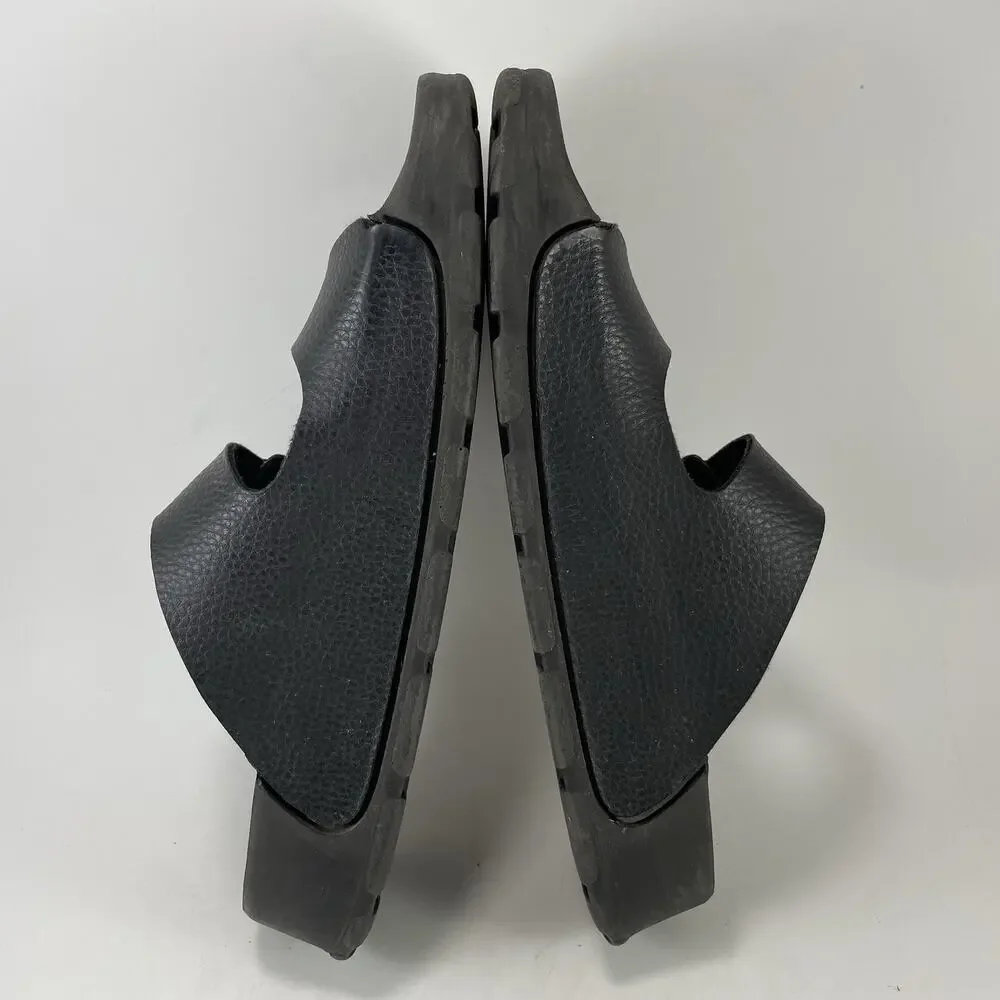 Birkis Birkenstock Womens Size 40, US Size 9-9.5 EVA Black Dual Strap Slides